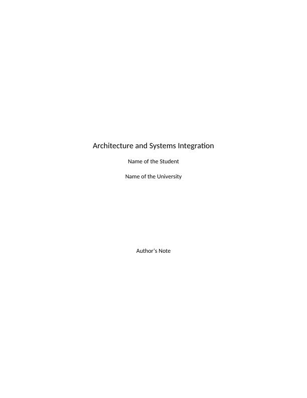 Architecture and Systems Integration for IT Transformation at Dell_1