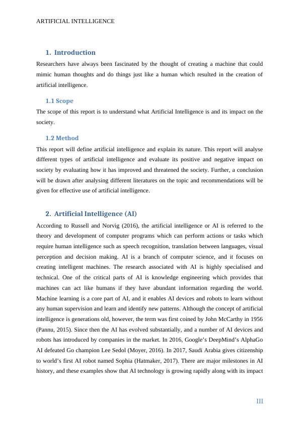 Artificial Intelligence: Types, Impact on Society, and Recommendations_4