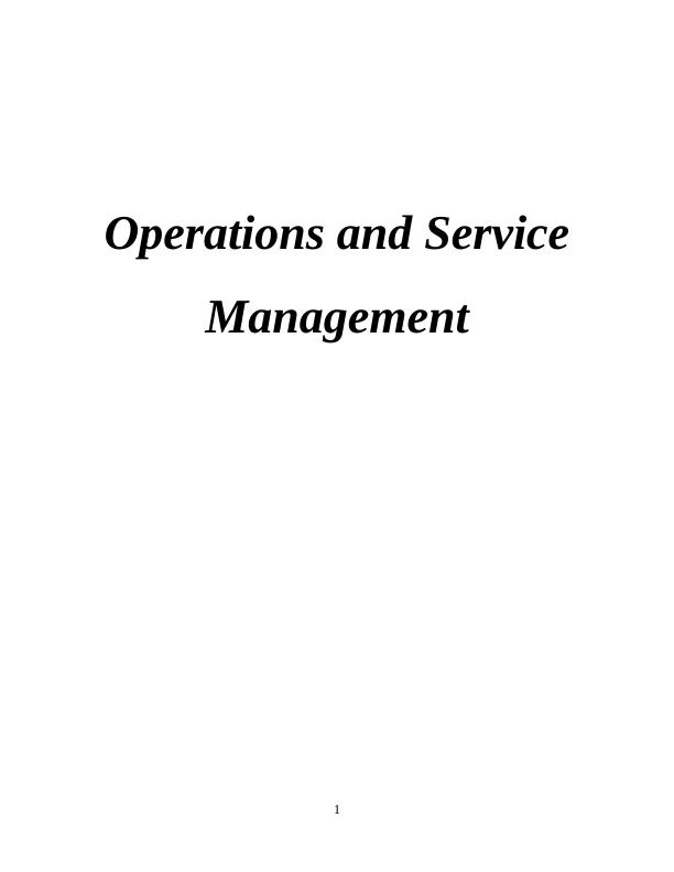 ASDA Operations Management: TQM, Technology, and Supporting Functions