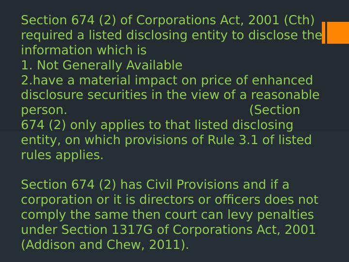 ASIC v Southcorp Limited (No 2) - Case Summary and Analysis_2