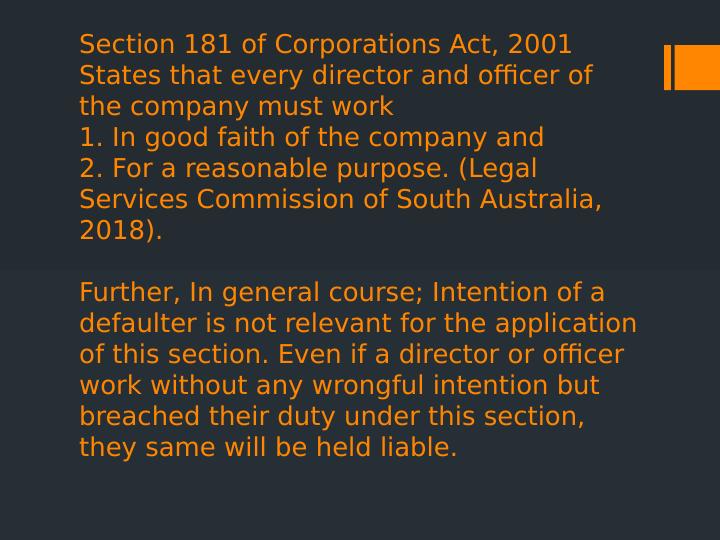 ASIC v Southcorp Limited (No 2) - Case Summary and Analysis_3
