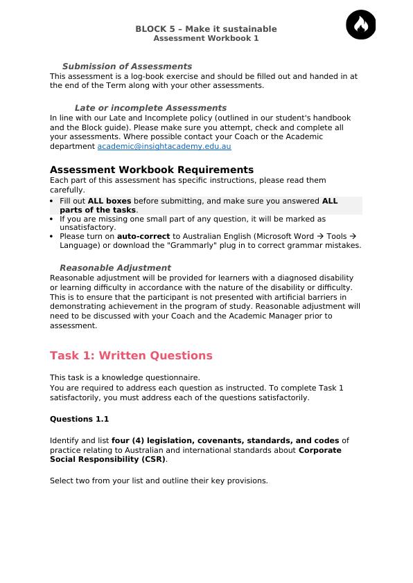 Assessment Workbook 1 for Make it Sustainable - Desklib_6