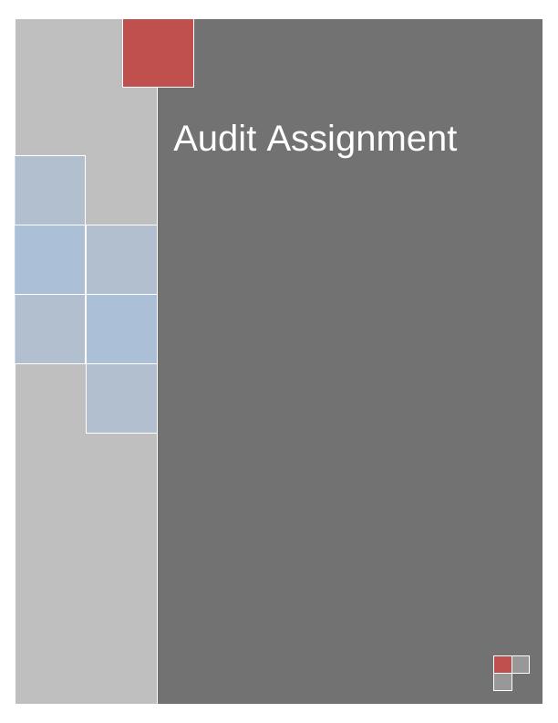 Audit Assignment: Audit Assertions, Substantive Audit Procedures and Key Audit Matters_1