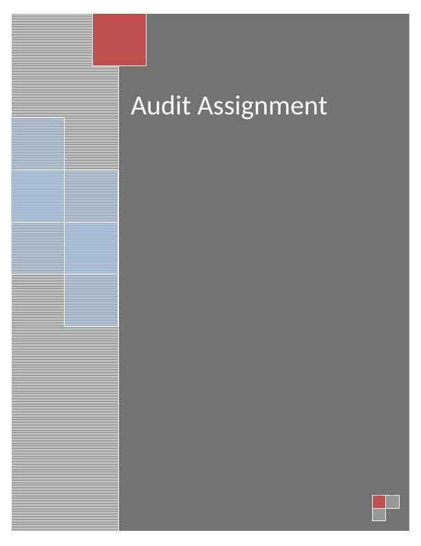 Audit Assignment: Ethical Issues and Auditor Independence_1