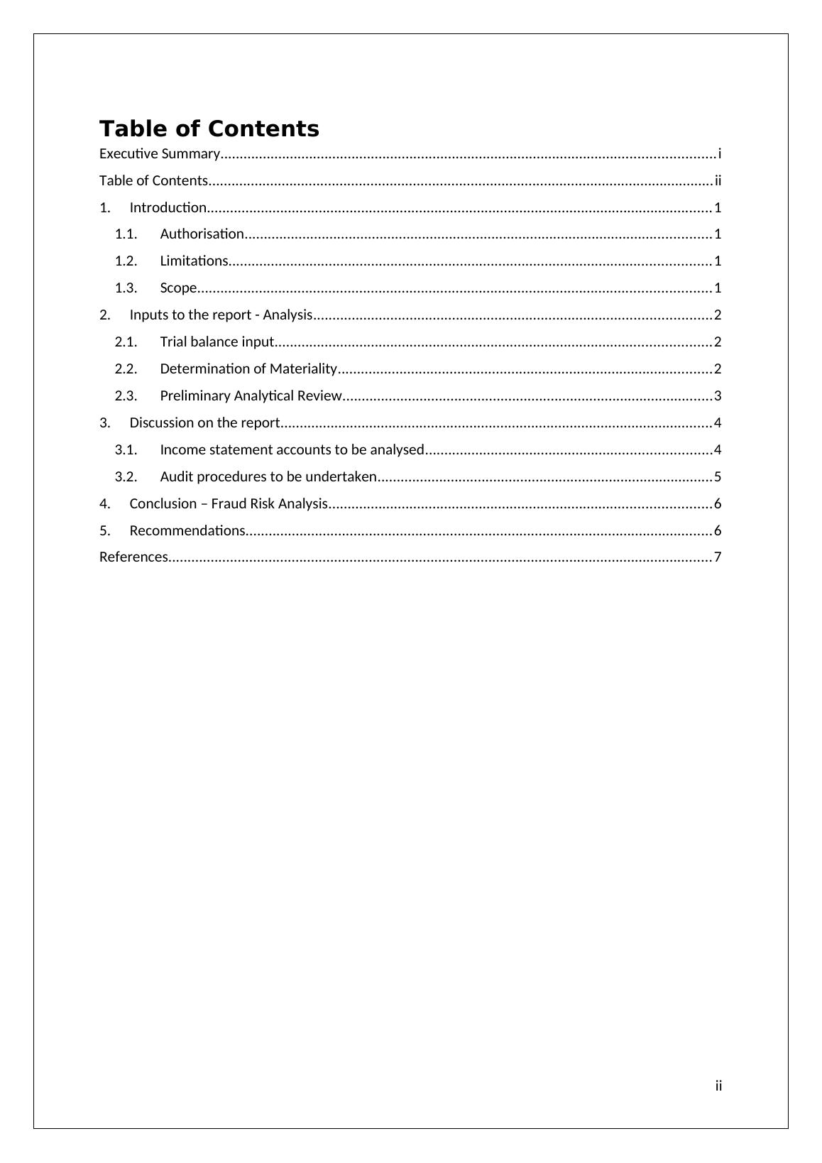 Audit Planning Report for Cadmium Enterprises - Desklib