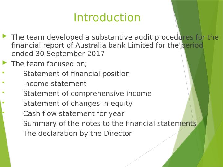 Audit Program for Australia Bank Limited Company_2