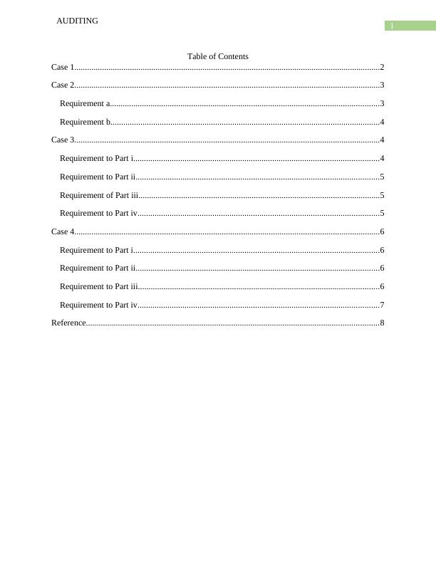 Auditing: Analyzing Risks and Procedures for Ensuring Accuracy