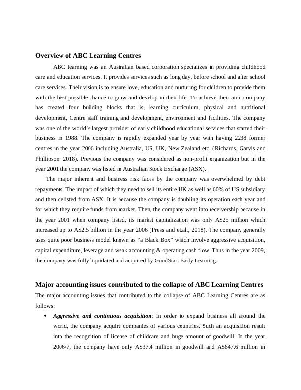 Auditing and Major Accounting Issues in the Collapse of ABC Learning Centres_3