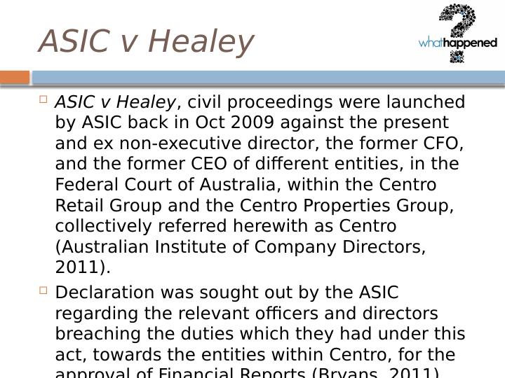 Understanding Director Duties: ASIC v Healey Case and Breach of Responsibilities_3