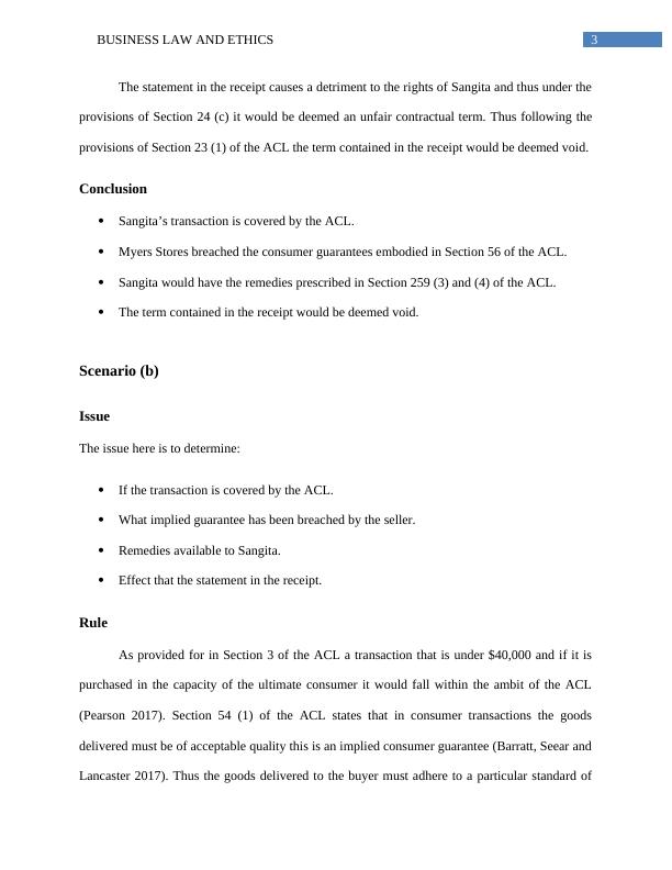 case study consumer law