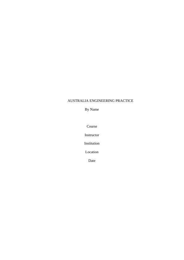 Australian Engineering Practice: Skills, Ethics, and Sustainability_1