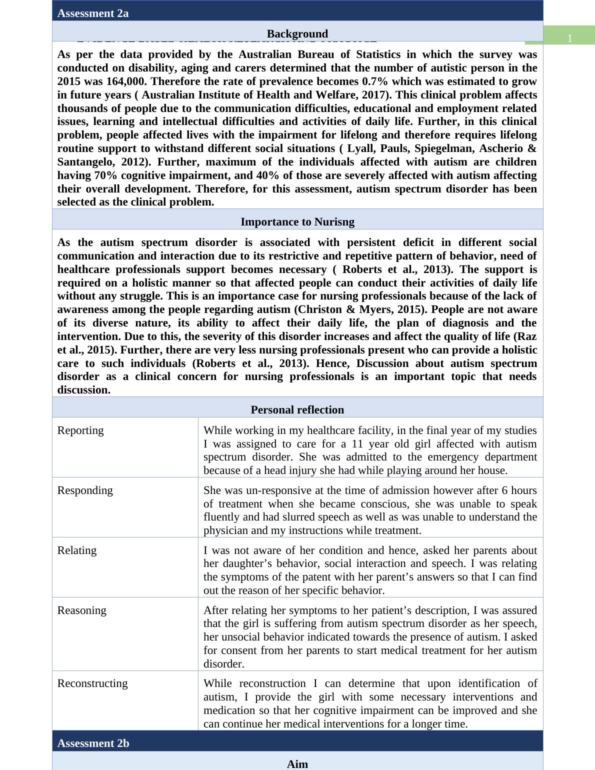 Evidence Based Health Research and Practice for Autism Spectrum Disorder_2