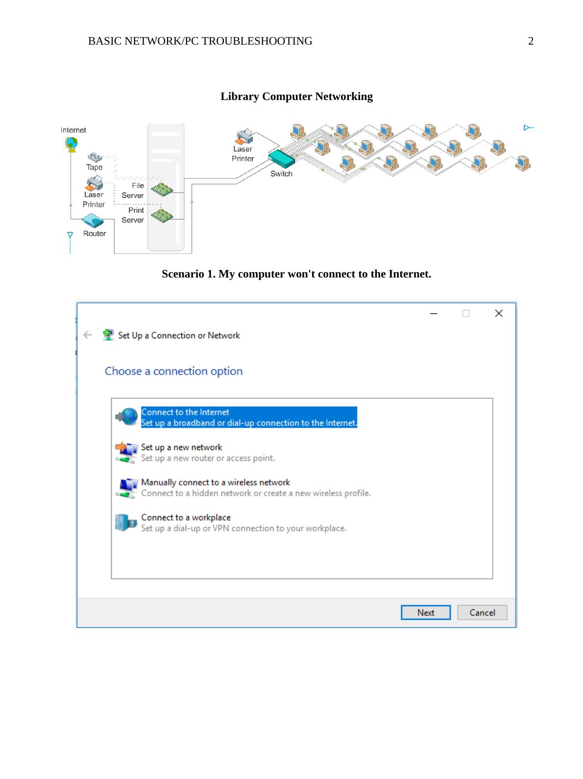 Basic Network/PC Troubleshooting - Desklib