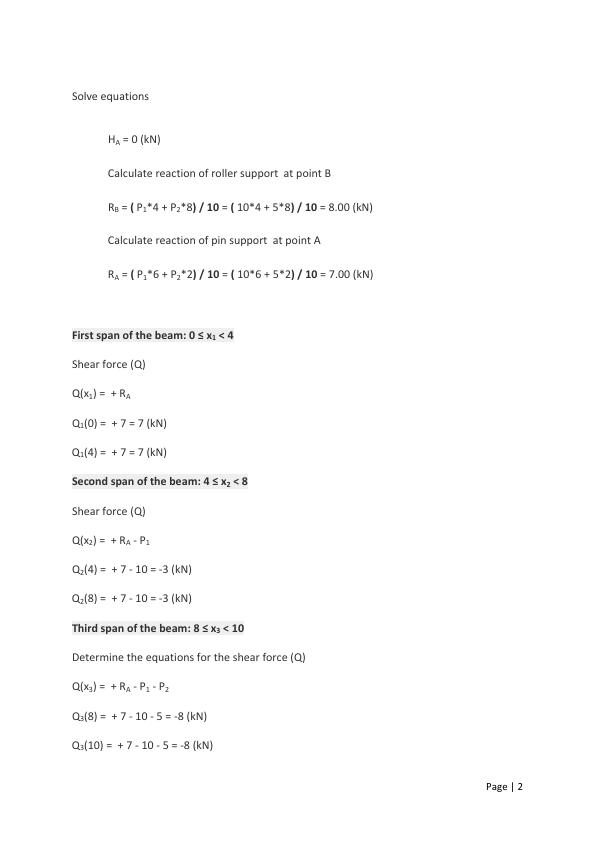Calculation of Shear Force, Bending Moment, Slope and Deflection of a Beam_2
