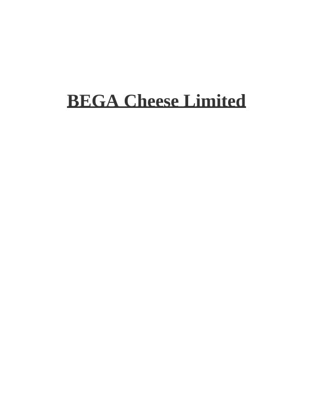 Financial Ratio Analysis of BEGA Cheese Limited_1