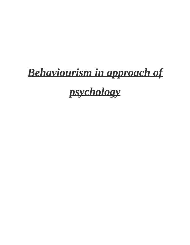 behaviourism-in-psychology-strengths-and-weaknesses