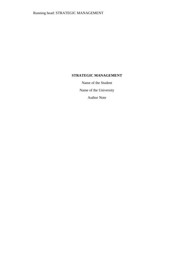 Strategic Management Analysis of BHP Billiton_1