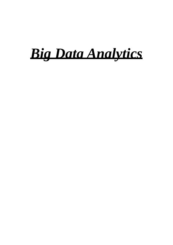 Big Data Analytics: Real Life Problems And Solutions