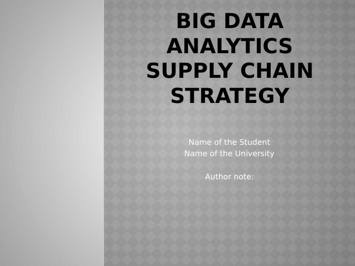Big Data Analytics in Supply Chain Strategy_1
