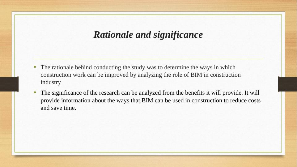 Role of BIM in Construction: Research Project_4