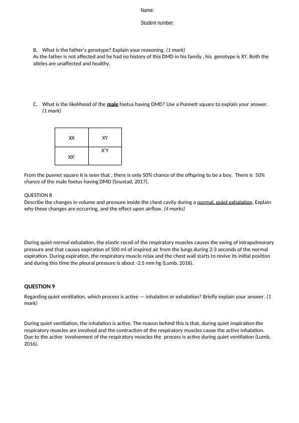 BIOL121 Worksheet Answers - Desklib