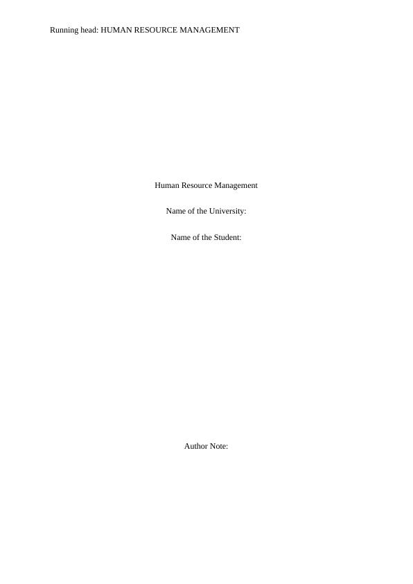 Human Resource Management at Bombardier Transportation