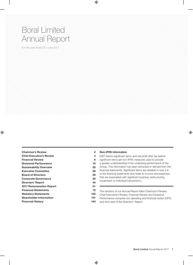 Boral Limited Annual Report 2017_3