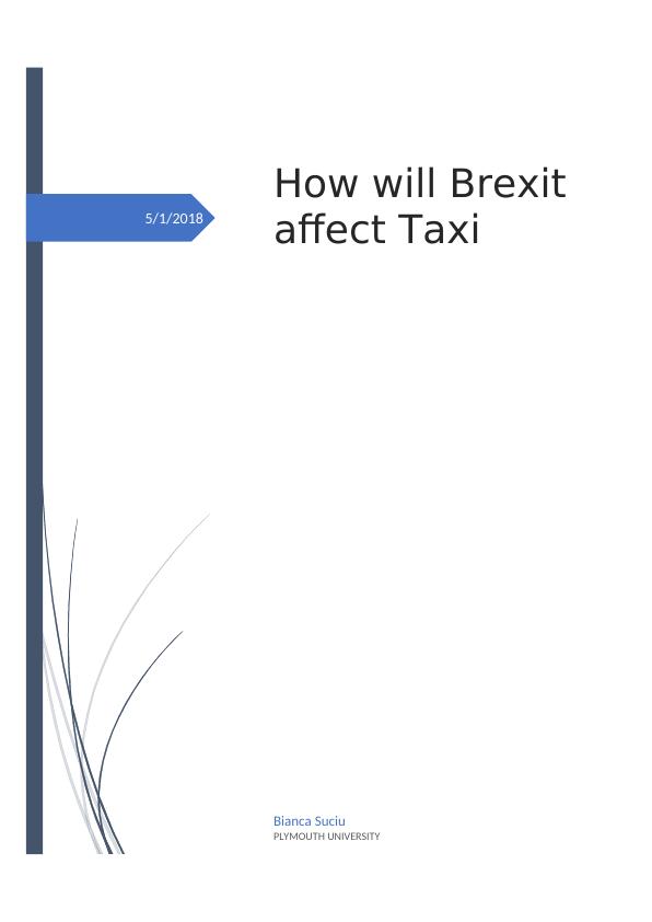 Brexit's Impact on Taxi Services in Plymouth: A Literature Review_1