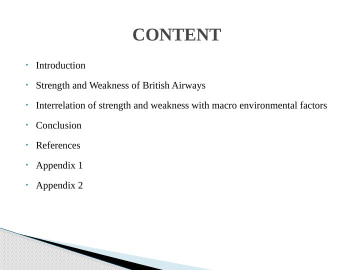 Introduction to Business and Management - Strength and Weakness of British Airways_2