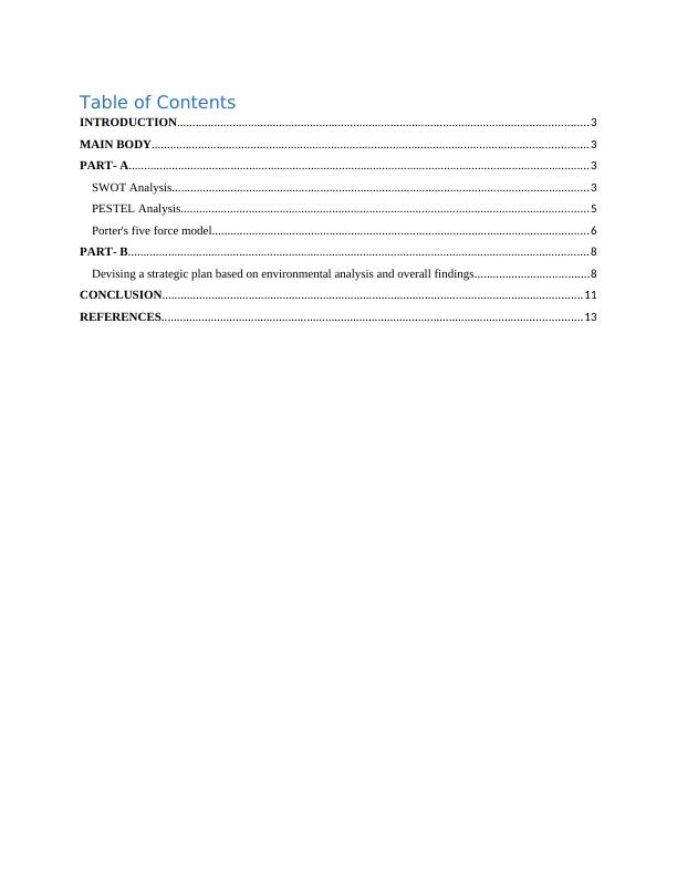 SWOT, PESTEL, and Porter's Five Force Analysis for British American Tobacco