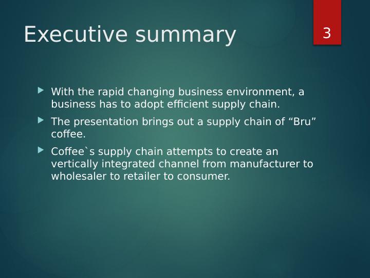 Mapping the Supply Chain of Bru Coffee: SWOT Analysis and Recommendations_3