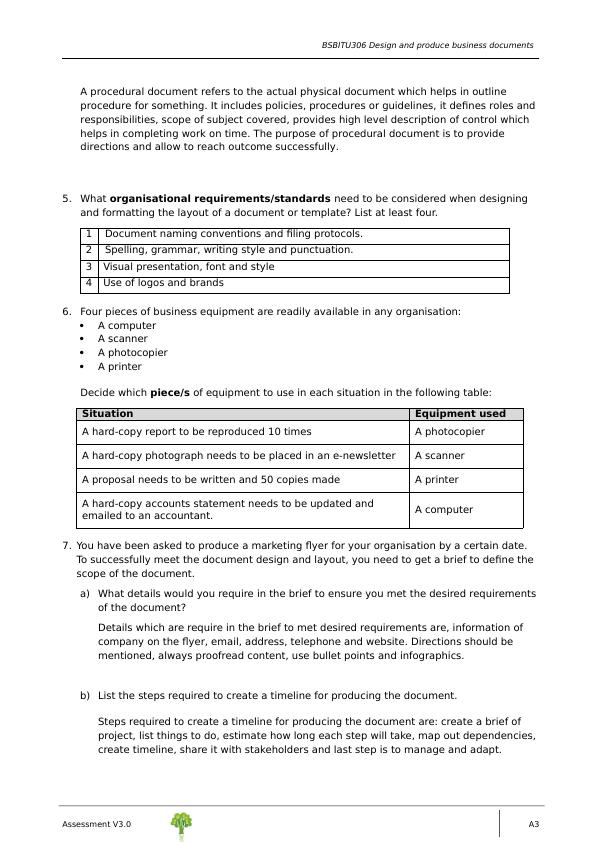 Design and Produce Business Documents - BSBITU306 Assessment_3