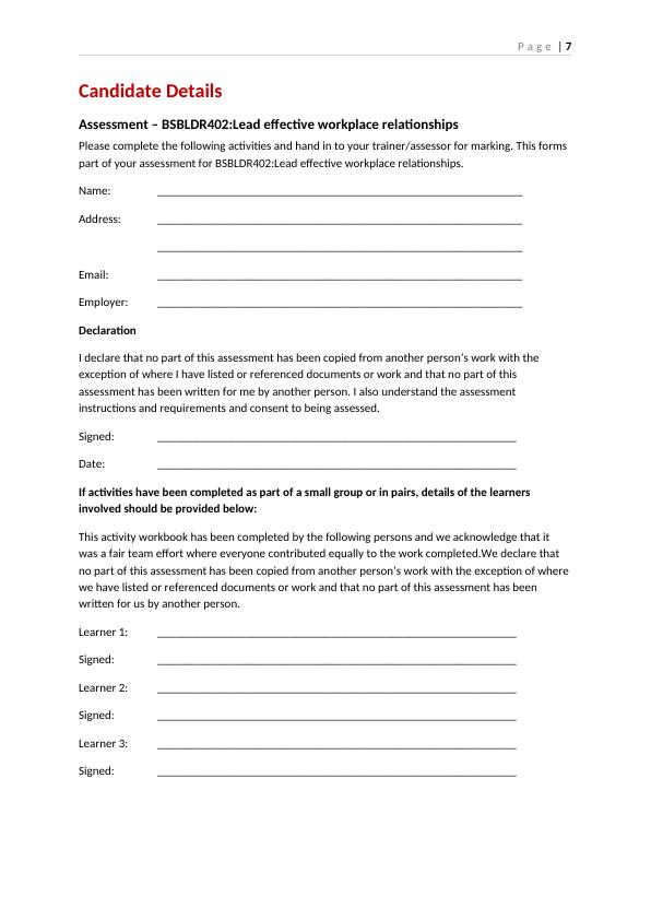 BSBLDR402 Lead Effective Workplace Relationships Learner Workbook_8