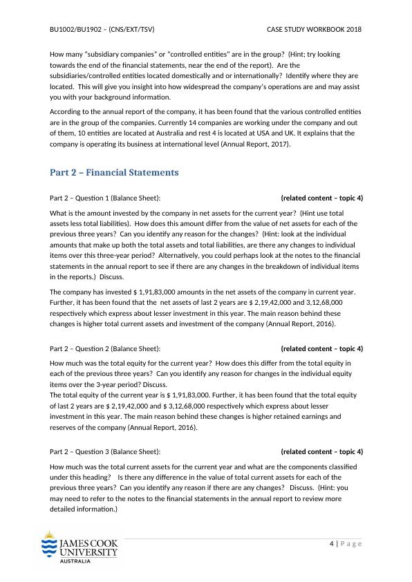 BU1002/BU1902 Case Study Workbook - Introduction To RealWorld ...