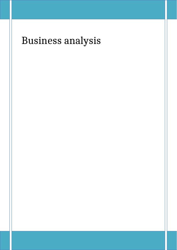 Business Analysis Assignment_1