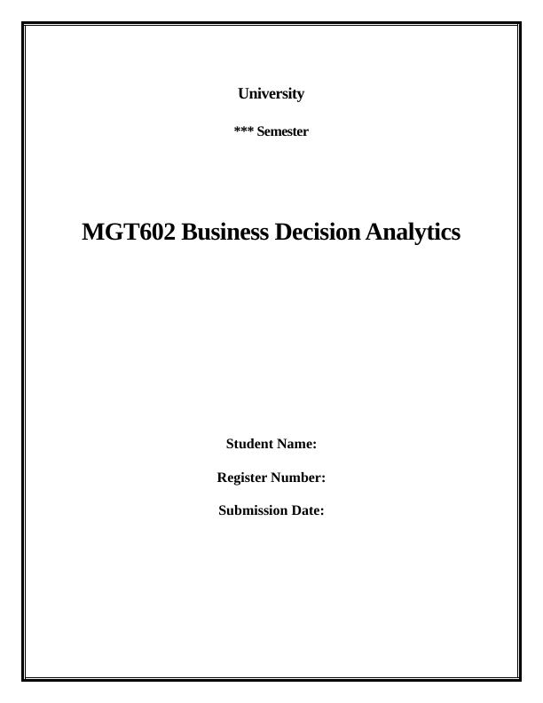 Business Analysis for Effective Decision Making in Virtual Teams Desklib