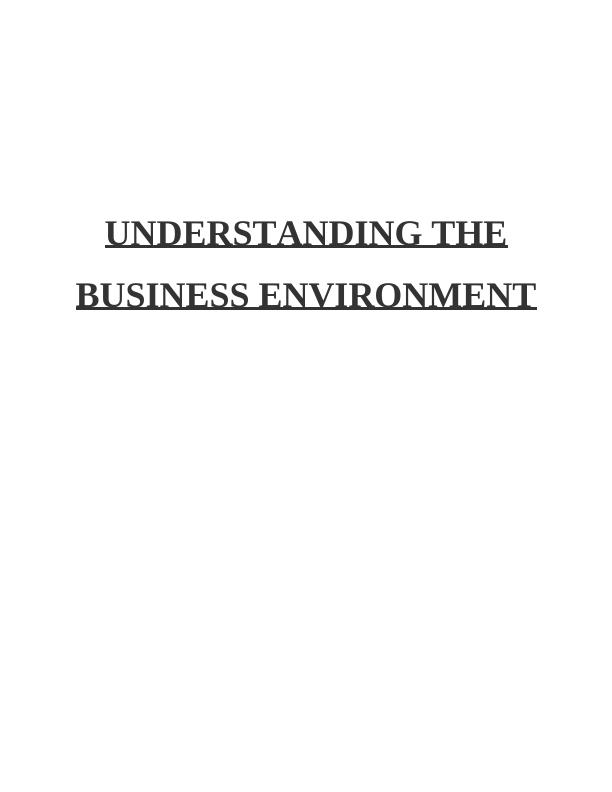 Understanding the Business Environment: PESTLE Analysis and Porter's Five Forces Model_1