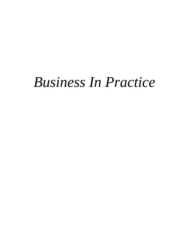 Business in Practice: Types of Companies, Organizational Structures ...