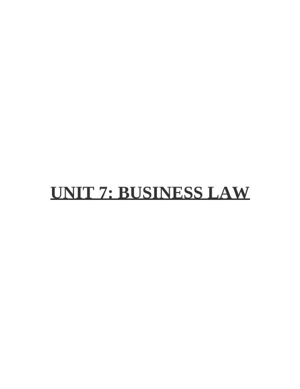 Business Law: Nature of Legal System, Impacts on Business, Legal Structures and Organizations_1