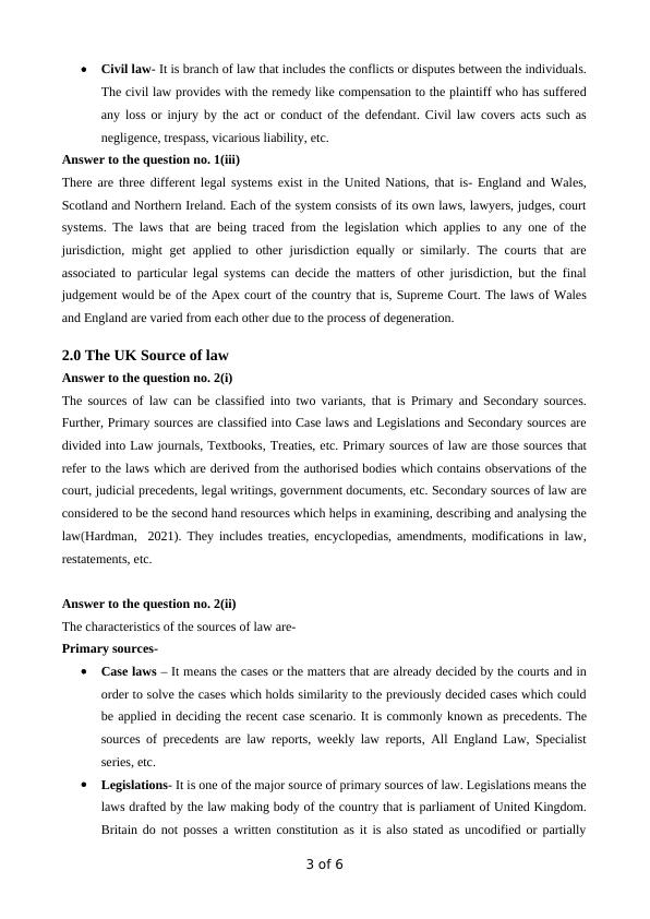 Business Law: UK Classifications And Sources Of Law