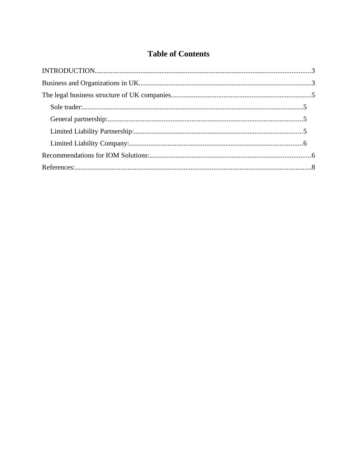 Business Law in UK: Types of Business Structures and Legal Framework