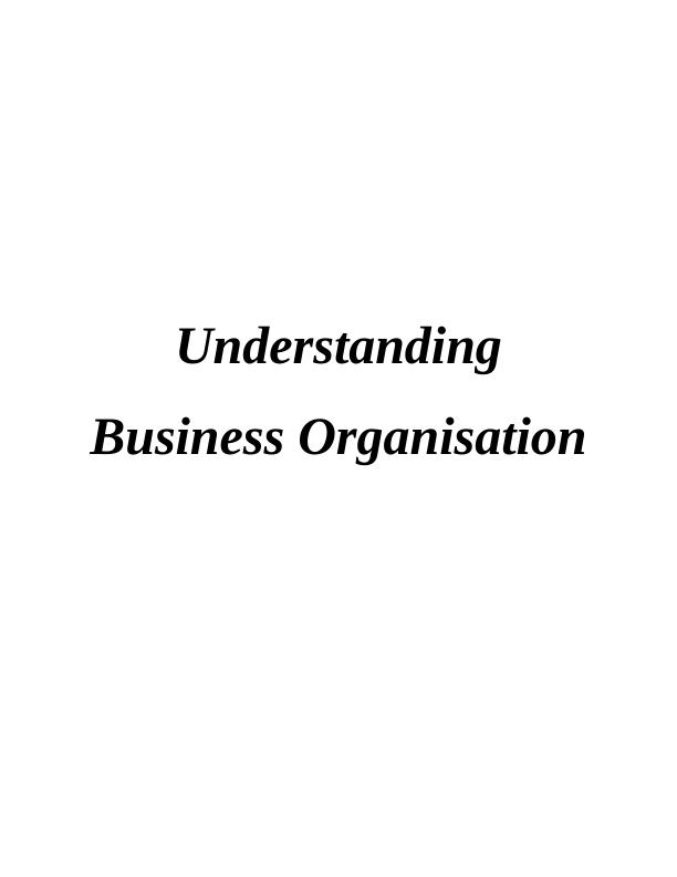 Understanding Business Organisations in Tourism and Hospitality Industry_1