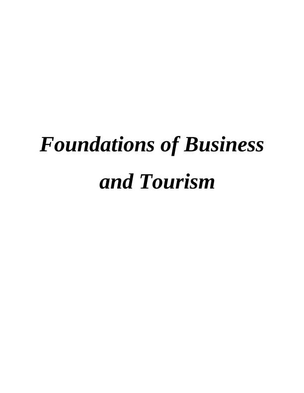 Management Model And Macro Environment Analysis In Tourism Industry