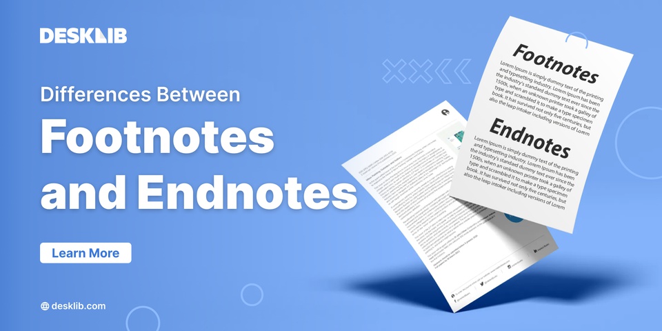 Differences Between Footnotes and Endnotes