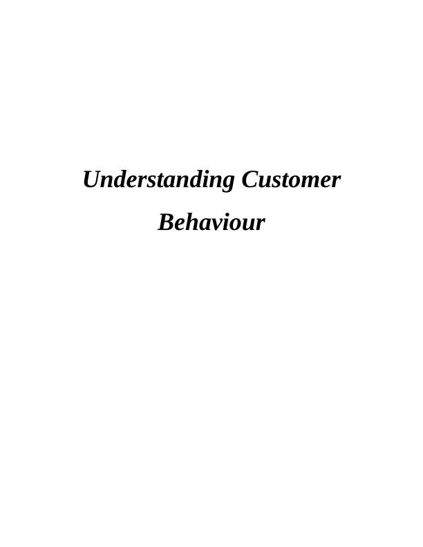 Understanding Customer Behavior_1