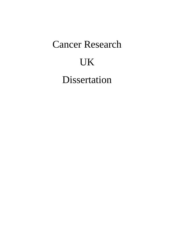 cancer research uk literature review