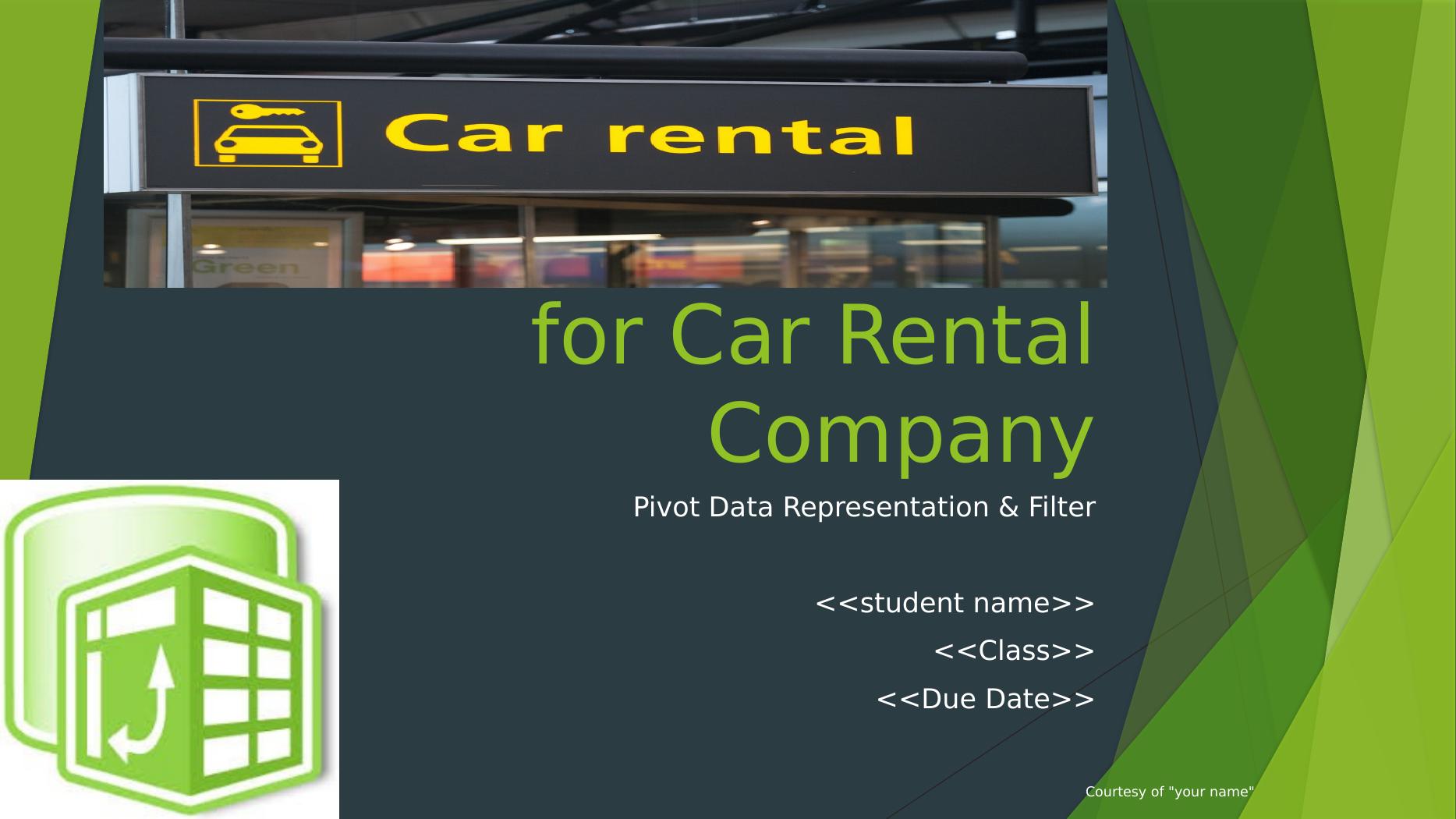 Revenue Analysis of Car Rental Company in 2015