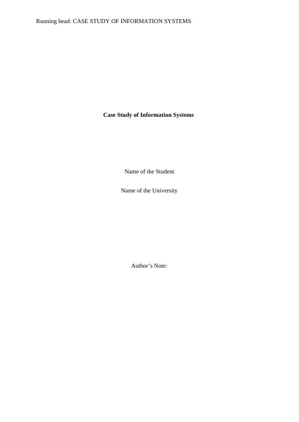 Case Study of Information Systems for Animals After Hour Services (AAHS)_1