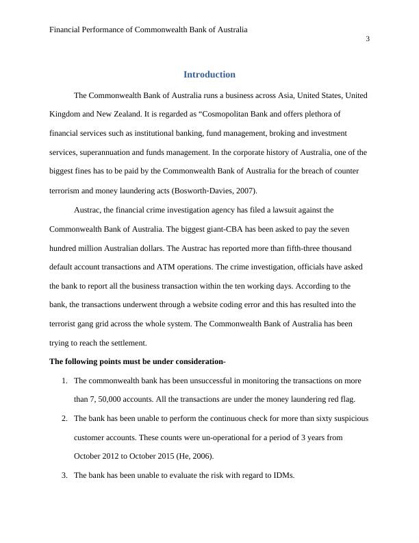 Financial Performance of Commonwealth Bank of Australia - Annotated Bibliography on Fraud and Money Laundering_4