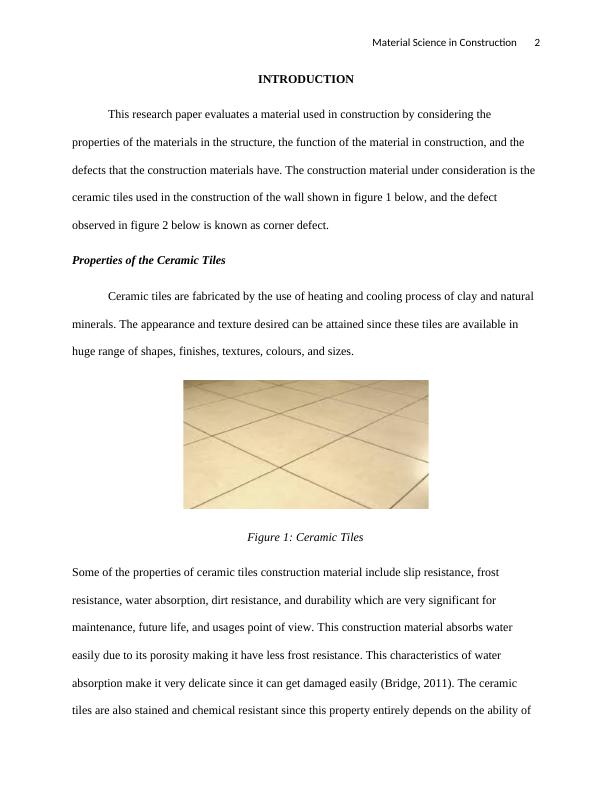 Material Science in Construction: Ceramic Tiles and Corner Defect_2